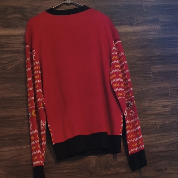 NWT Kansas City Chiefs NFL Official Ugly Holiday Christmas Sweater - Men's XL - Picture 7 of 8
